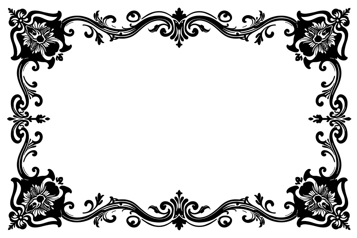 Decorative Frame Vector Bundle, an Illustration by yasushie (Photo 9 of 9)