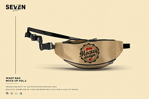 Bum Bag Mock-Up, an Advertising Mockup by Se٧enStudio