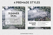 Natural Background Post Generator, a Social Media Template by WBS Design (Thumbnail 8 of 11)