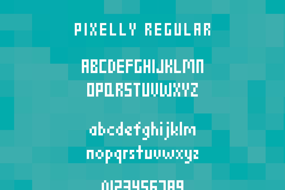 Pixelly, a Font by Kassy (Photo 2 of 10)