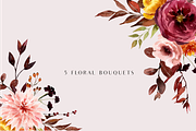 Hello autumn - watercolor collection, a Seasonal Illustration by Youksy (Thumbnail 7 of 17)