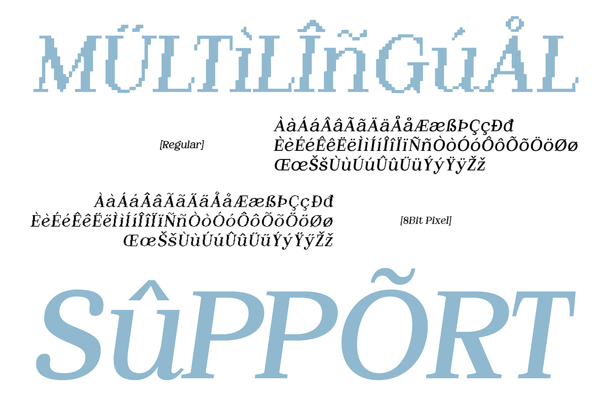 Dotemp - 8Bit Pixel Slanted Font, a Serif Font by Drizy (Photo 6 of 10)