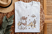 Retro Corgi Cowboy in Desert, Cute, an Illustration by SharpMarketplace (Thumbnail 5 of 9)