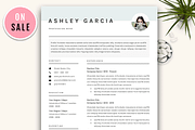 Resume CV Template for Word, a Resume Template by GResume (Thumbnail 1 of 9)