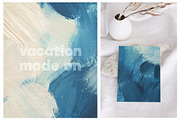 Blue Acrylic Brush Strokes Canvases, a Texture Graphic by Helga Wigandt (Thumbnail 6 of 7)
