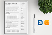 Resume Template / 4 Pages CV, a Resume Template by SalientResume (Thumbnail 2 of 5)