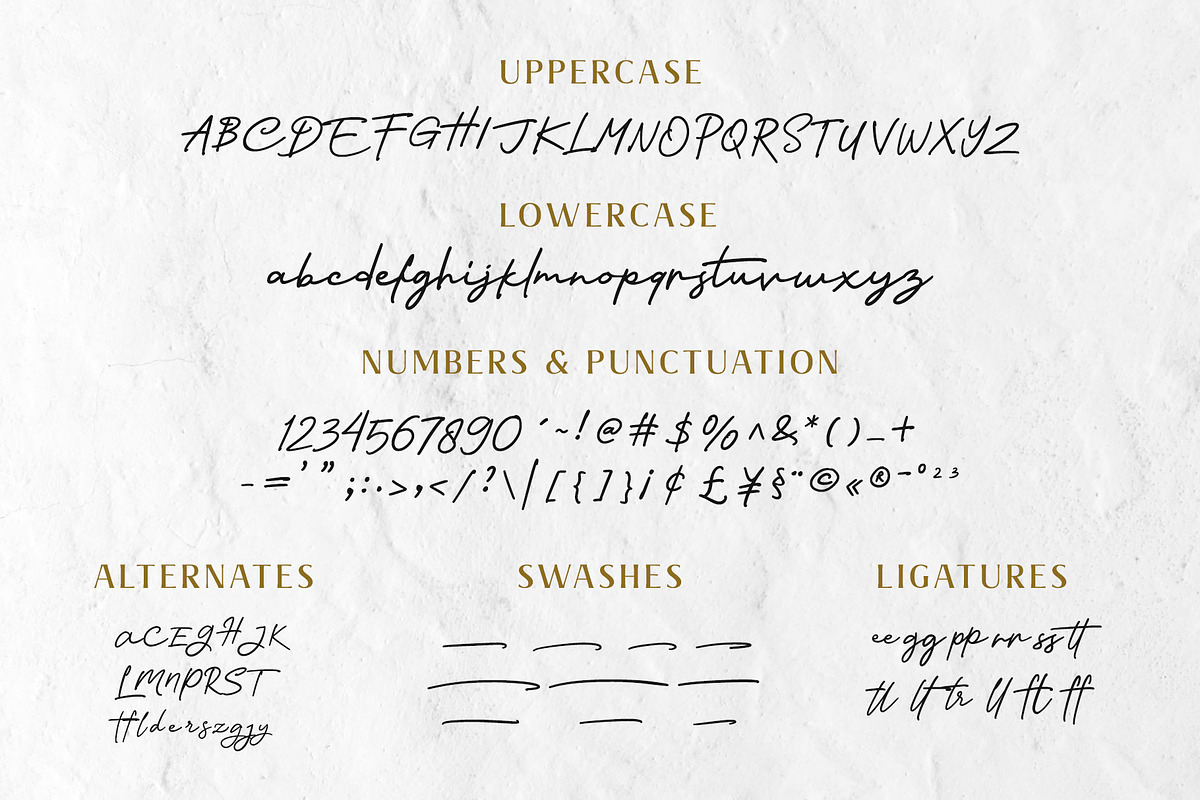 Nagietha - Handwritten Font, a Script Font by Arterfak Project (Photo 10 of 12)
