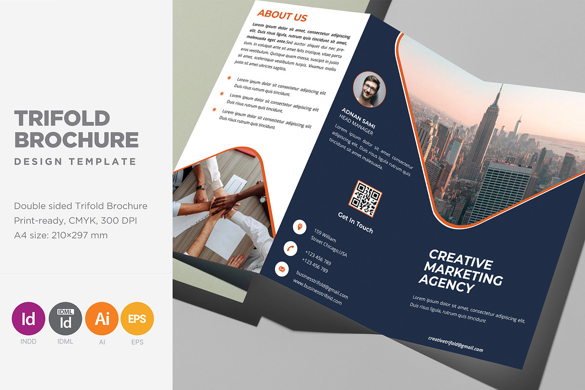 Business Trifold Brochure V3, a Brochure Template by SamiSimply7 (Photo 1 of 5)