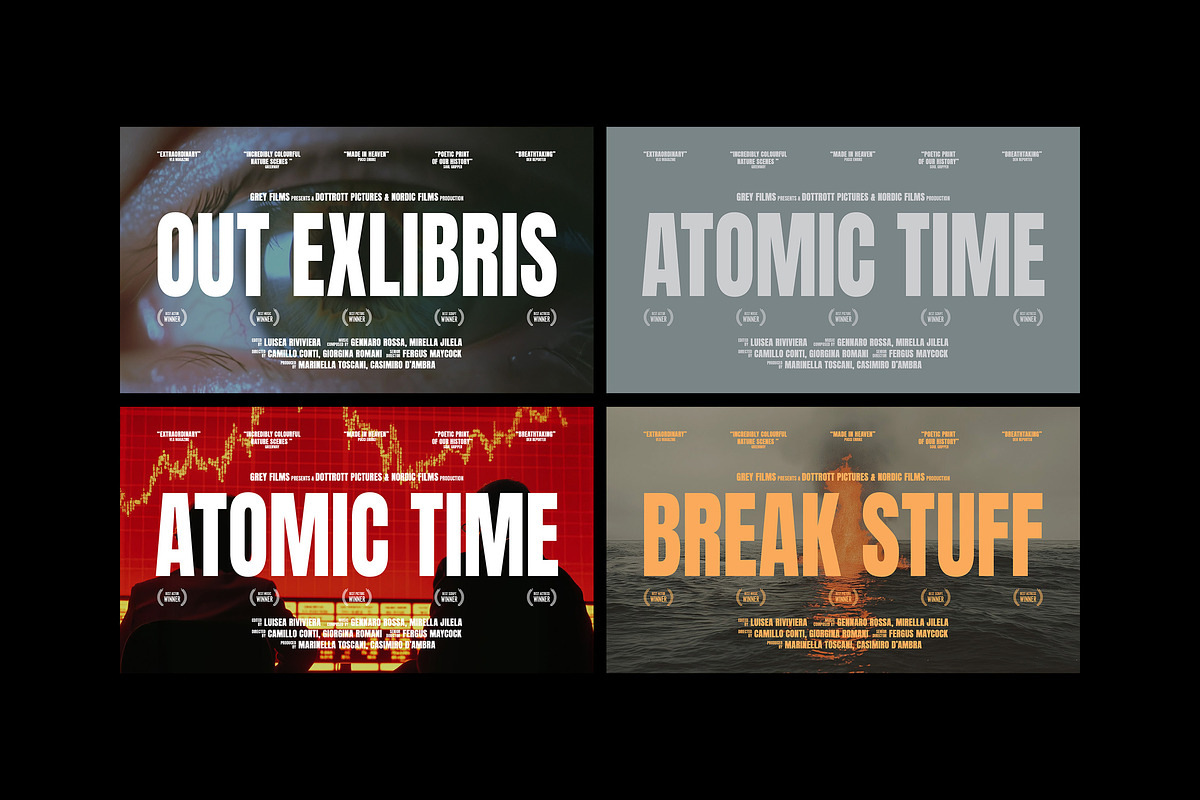 Film Titles Collection, a Templates & Theme by pixelbuddha.net (Photo 10 of 26)