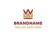 Letter W Crown Luxury Logo, a Branding & Logo Template by Pray Art Design Studio (Thumbnail 1 of 2)
