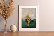 Emerald Gold Abstract Backgrounds, a Background Graphic by Elena Dorosh (Thumbnail 6 of 8)