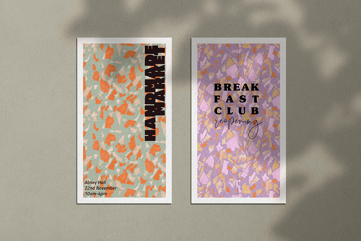 Retro Terrazzo Pattern Set, a Pattern Graphic by angelainthefields (Photo 2 of 6)