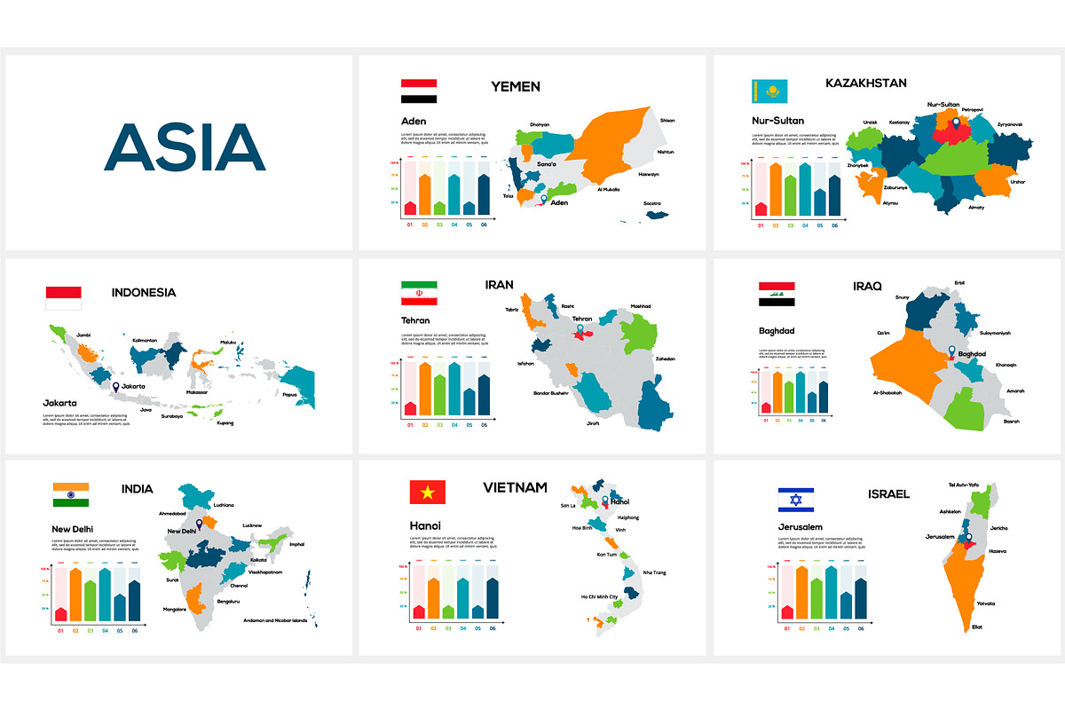 Animated Maps of Countries preview 8