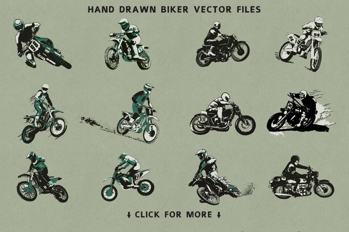 Motorcycle Mayhem, an Object Graphic by Sault Design (Photo 3 of 4)