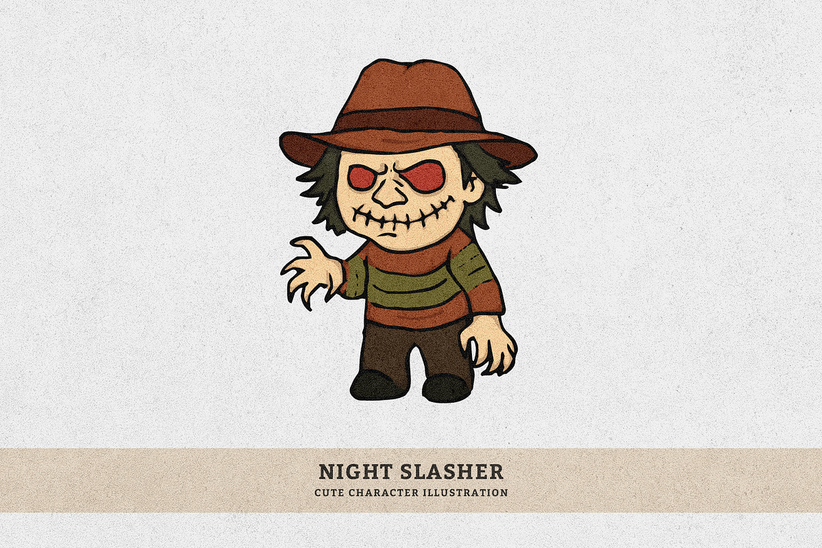 Creepy Horror Villains Illustration, an Illustration by MEANDSTUDIO (Photo 5 of 11)