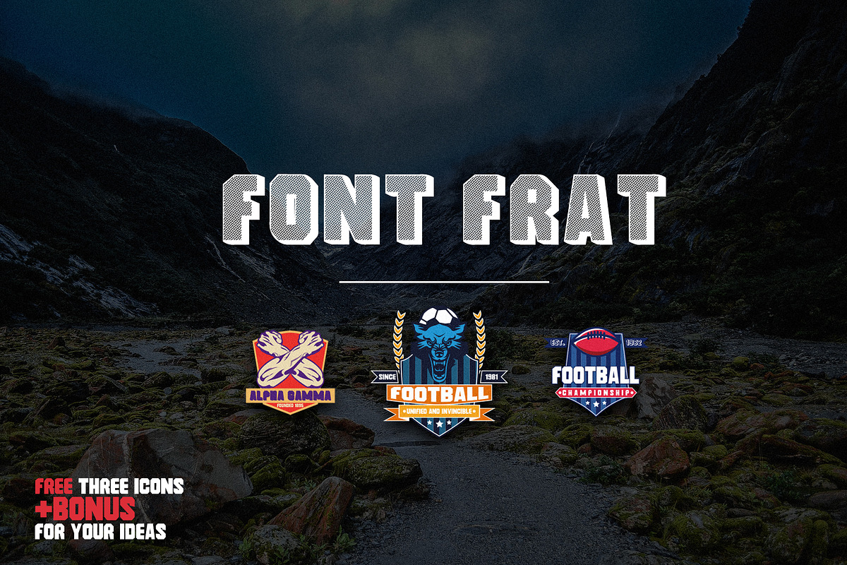 Frat Font - Modern Sans Serif, a Sans Serif Font by Pixnugget (Photo 6 of 6)