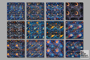 Celestial Galaxy Paper Quilling Sky