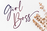 Girl Boss -Sophisticated Calligraphy, a Script Font by 50Fox (Thumbnail 14 of 16)
