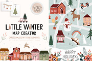 Little Winter | Map Creator, a Seasonal Illustration by roskque (Thumbnail 1 of 14)
