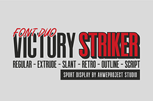 Victory Striker - Font Duo