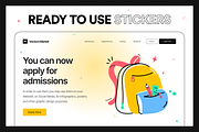 120 School Stickers, an Education Illustration by Vectors Market (Thumbnail 2 of 5)