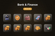 Bank & Finance 3D Icons Set, an Object 3D Model by Kmg Design (Thumbnail 3 of 3)