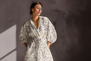 Long Sleeve Studio Dress Mockup, a Shirt Mockup by 1001 mockups (Thumbnail 9 of 9)
