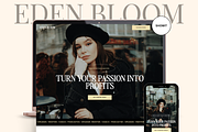 Showit Website | Eden Bloom, a Websites & App Template by thrivedigitally (Thumbnail 1 of 9)