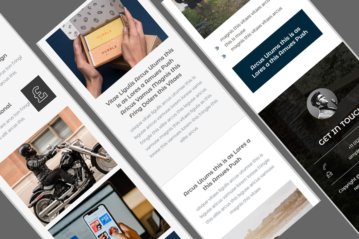 Tempest-Responsive email template, an Email Template by QuickArtisan (Photo 5 of 7)