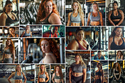 91 Fitness women, a Sports & Recreation Photo by Handmadefont (Thumbnail 4 of 17)