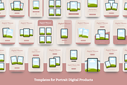 Digital Product Pinterest Templates, a Social Media Template by The Chaos Project (Thumbnail 7 of 10)