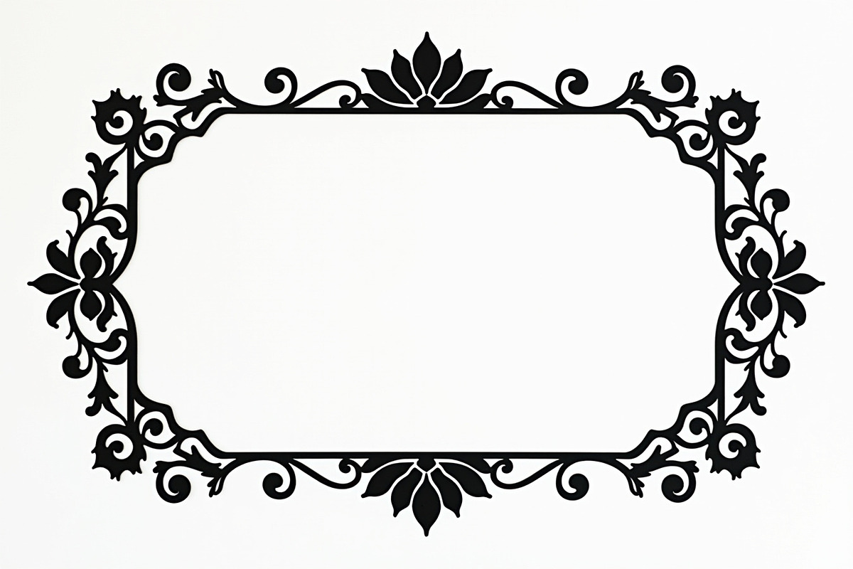 Ornate Silhouette Vector Designs, an Illustration by jahid234 (Photo 6 of 9)