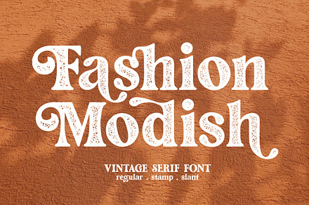 Fashion Modish / Vintage Letterpress