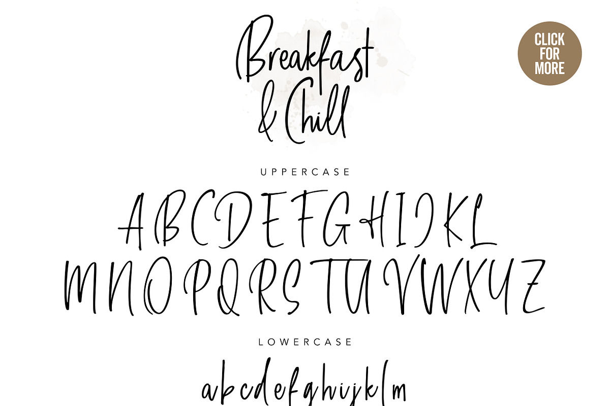Breakfast and Chill, a Script Font by Ian Irwanwismoyo (Photo 7 of 7)