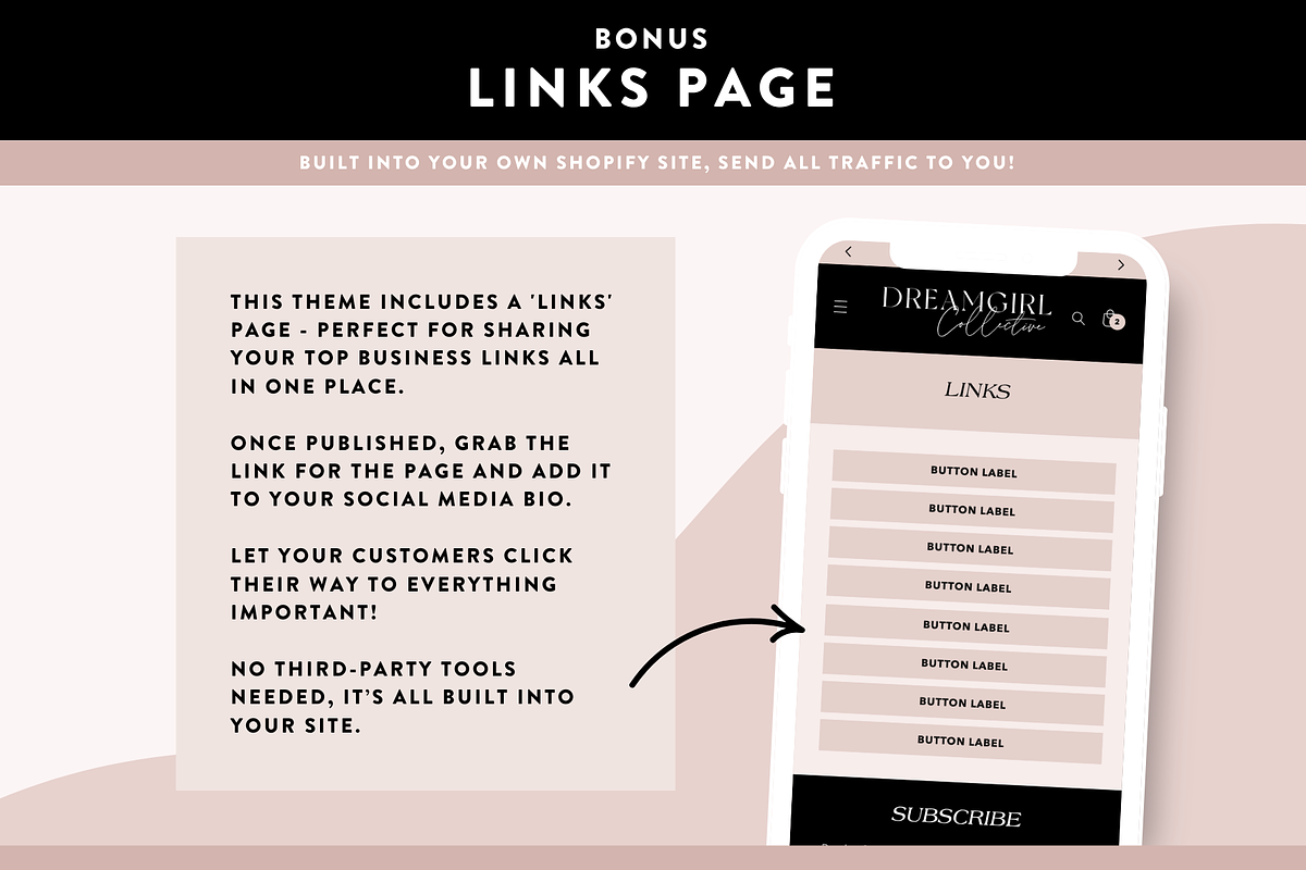Luxe Black Shopify Theme | Aesthetic, a Shopify Template by Design Pixie (Photo 9 of 11)