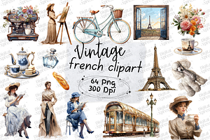 Vintage French Clipart