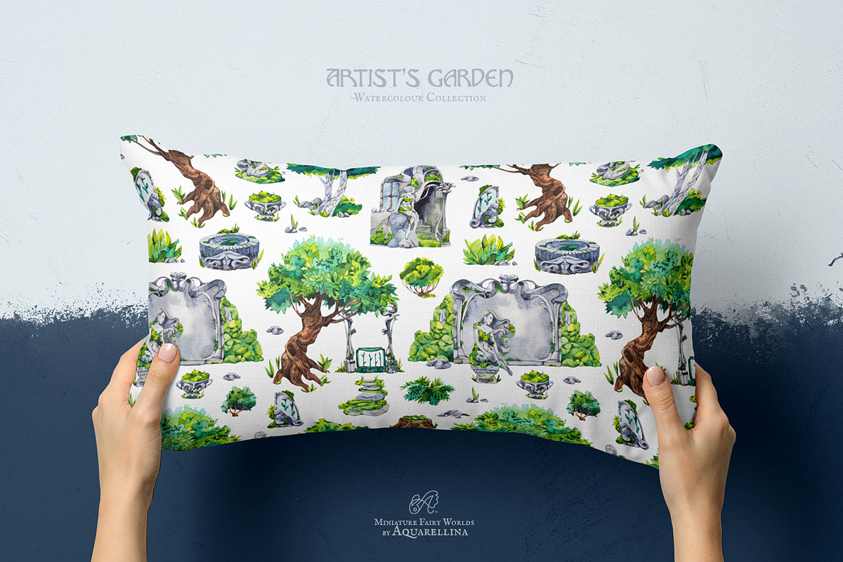 Artist's Garden Watercolours, a Decorative Illustration by Aquarellina (Photo 15 of 30)