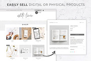 Wix Website Template | White Linen, a Shopify Template by Thirty One Palms Studio (Thumbnail 3 of 6)