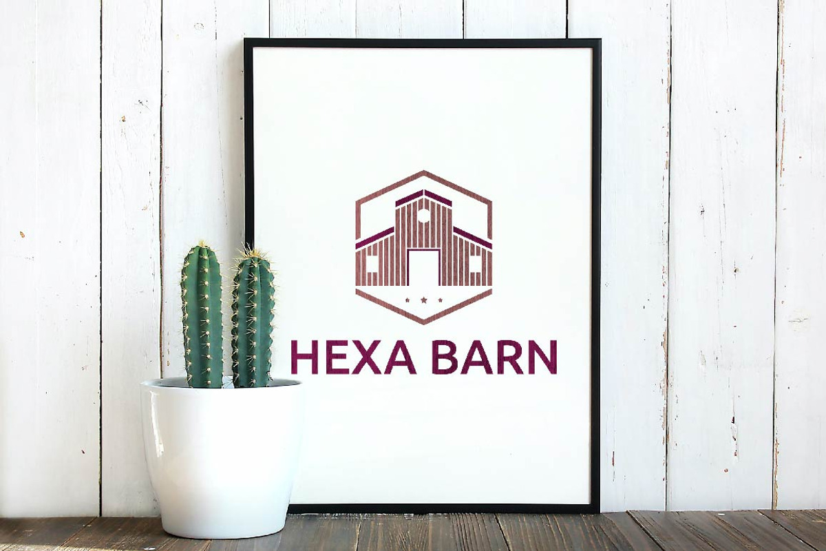Hexagon Barn Farm Building Logo, a Branding & Logo Template by jongcreative (Photo 4 of 4)