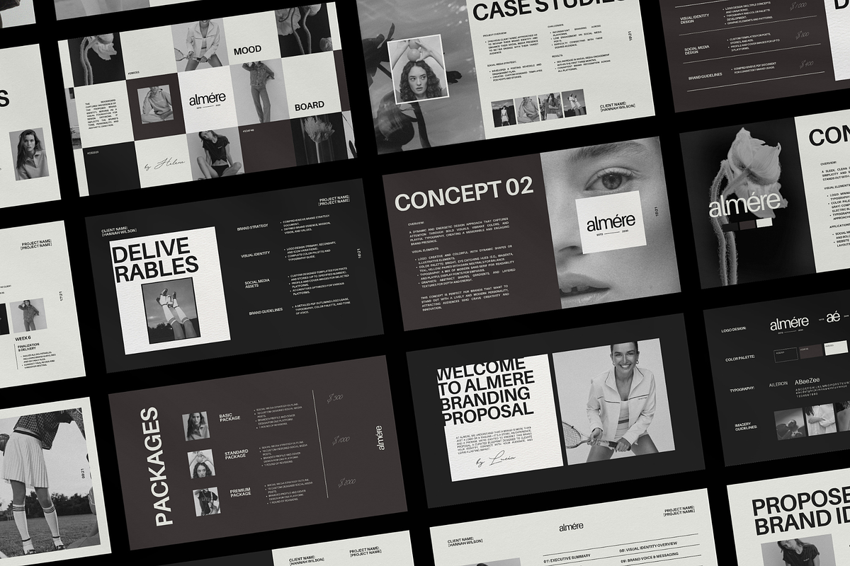 Canva Brand Proposal Presentation, a Presentation Template by Amaré Creative (Photo 6 of 8)
