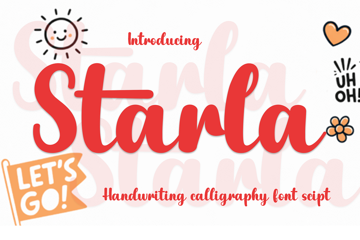 Starla, a Handwritten Font by InermediaSTUDIO (Photo 1 of 8)