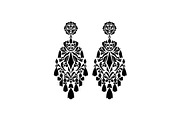 Vintage Filigree Earring SVG Bundle, an Object Graphic by jahid234 (Thumbnail 2 of 13)