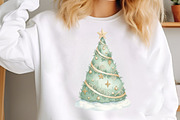 Watercolor Christmas Trees Clipart, an Illustration by SinaCreation (Thumbnail 2 of 7)