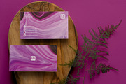 Business Cards Liquid Background, a Business Card Template by Oskar Wantopi (Thumbnail 2 of 3)