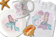 MERMAID IN LOVE, a Decorative Illustration by FARAWAYKINGDOM (Thumbnail 7 of 11)