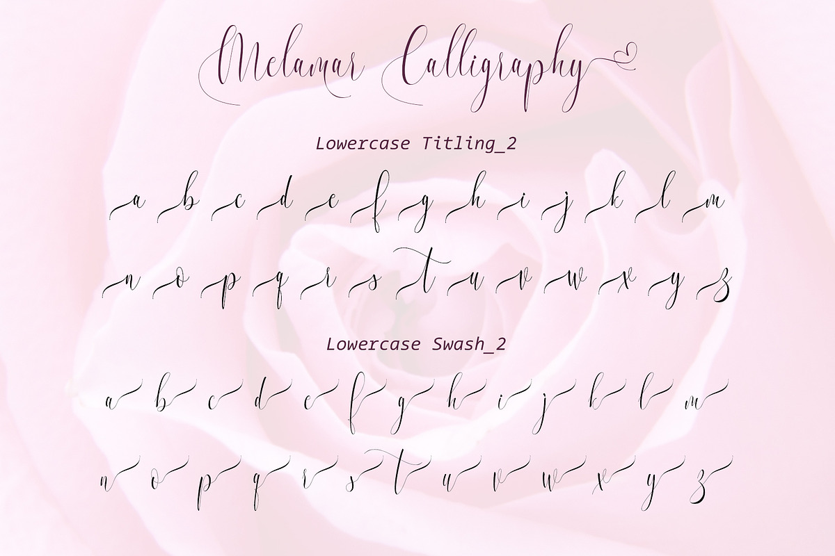 Melamar Calligraphy, a Script Font by Aldedesign (Photo 10 of 11)