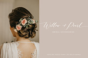 Darling Peach Wedding Heart Script, a Script Font by Mila Garret (Thumbnail 3 of 16)