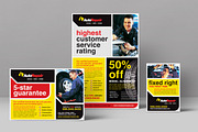 Auto Repair Shop Flyer Template, a Flyer Template by StockLayouts (Thumbnail 1 of 3)