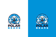 Angry Polar Bear Mascot Logo, a Branding & Logo Template by HueNestify (Thumbnail 2 of 3)