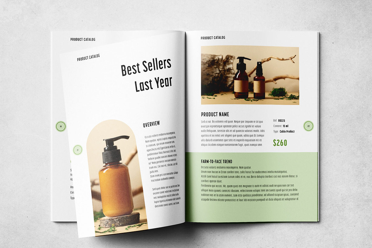 Natural Cosmetics Product Catalog, a Brochure Template by Grkic Creative (Photo 12 of 13)